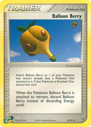 Balloon Berry 82/97 - Dragon Reverse Holofoil