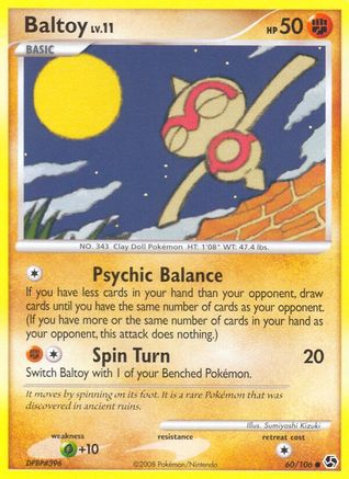 Baltoy 60/106 - Great Encounters Reverse Holofoil