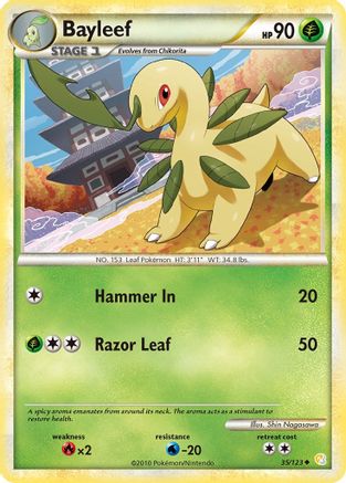 Bayleef 35/123 - HeartGold & SoulSilver