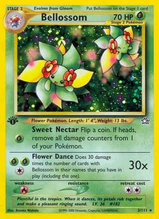 Bellossom 3/111 - Neo Genesis Unlimited Holofoil