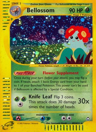 Bellossom H5/147 - Aquapolis Holofoil