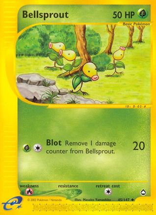 Bellsprout 45/147 - Aquapolis Reverse Holofoil