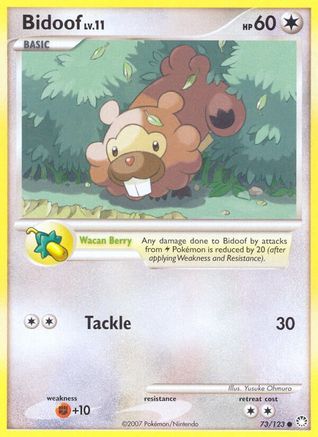 Bidoof 73/123 - Mysterious Treasures