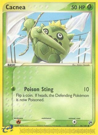 Cacnea - 58/100 58/100 - Sandstorm Reverse Holofoil