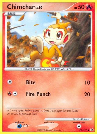 Chimchar 70/127 - Platinum