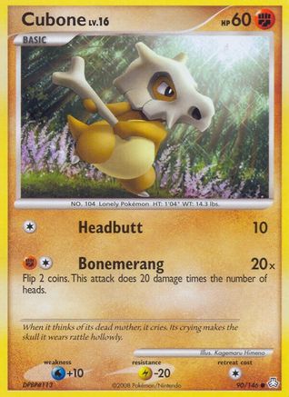Cubone 90/146 - Legends Awakened Reverse Holo
