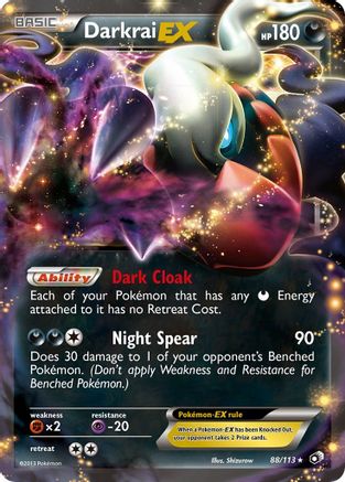 Darkrai EX 88/113 - Legendary Treasures Holofoil