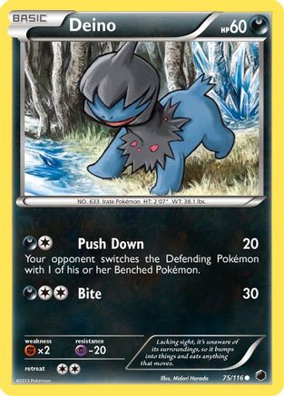 Deino (75) 75/116 - Plasma Freeze Reverse Holofoil
