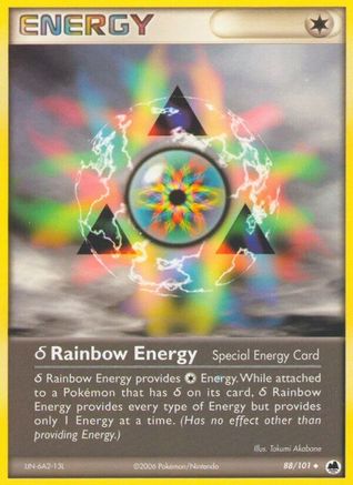 Delta Rainbow Energy 88/101 - Dragon Frontiers Reverse Holofoil