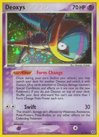 Deoxys (Speed Forme) 2/106 - Emerald Reverse Holofoil
