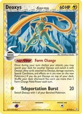 Deoxys (Delta Species - Speed Forme) 6/110 - Holon Phantoms Holofoil