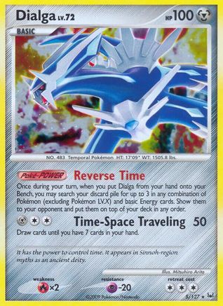 Dialga (5) 5/127 - Platinum Holofoil