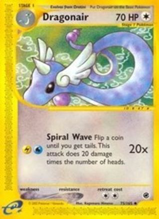 Dragonair 75/165 - Expedition Base Set Reverse Holofoil