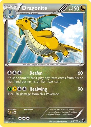 Dragonite 83/116 - Plasma Freeze Holofoil