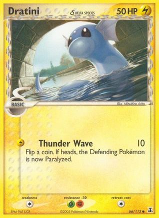 Dratini - 066/113 (Delta Species) 66/113 - Delta Species