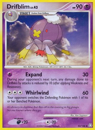 Drifblim 53/146 - Legends Awakened Reverse Holofoil