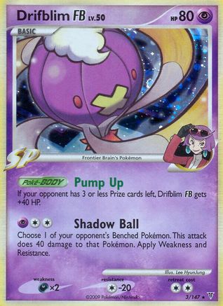 Drifblim FB 3/147 - Supreme Victors Holofoil