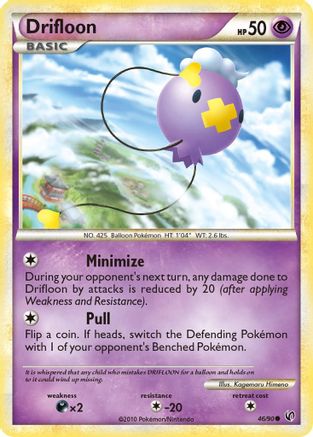 Drifloon 46/90 - HSUndaunted Reverse Holofoil