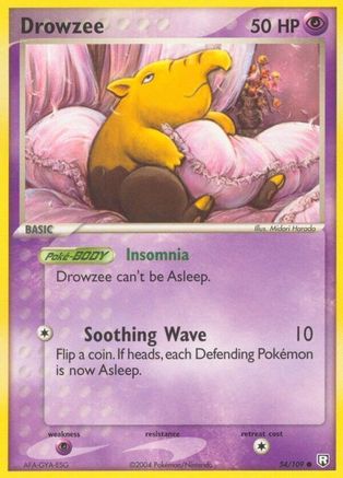 Drowzee 54/109 - Team Rocket Returns Reverse Holofoil