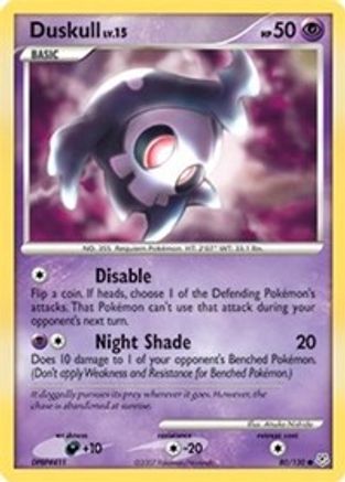 Duskull 80/130 - Diamond & Pearl Reverse Holofoil