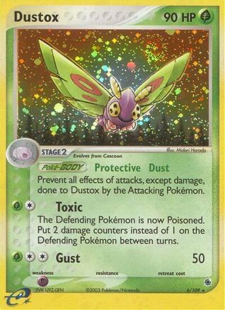 Dustox 6/109 - Ruby & Sapphire Reverse Holofoil