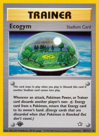 Ecogym 84/111 - Neo Genesis 1st Edition