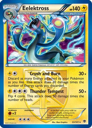 Eelektross 33/101 - Plasma Blast Reverse Holofoil