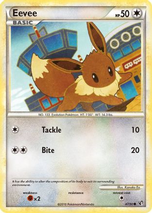 Eevee 47/90 - HSUndaunted Reverse Holofoil