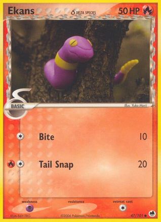 Ekans δ 47/101 - Dragon Frontiers