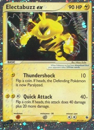 Electabuzz ex 97/109 - Ruby & Sapphire Holofoil