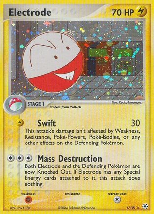 Electrode 5/101 - Hidden Legends Reverse Holofoil