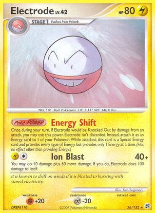 Electrode 26/132 - Secret Wonders Reverse Holofoil