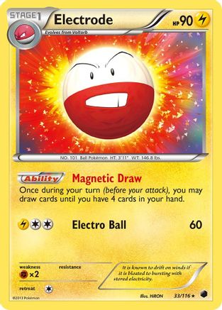 Electrode 33/116 - Plasma Freeze Holofoil