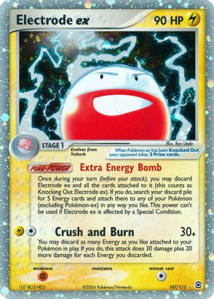 Electrode ex 107/112 - FireRed & LeafGreen Holofoil