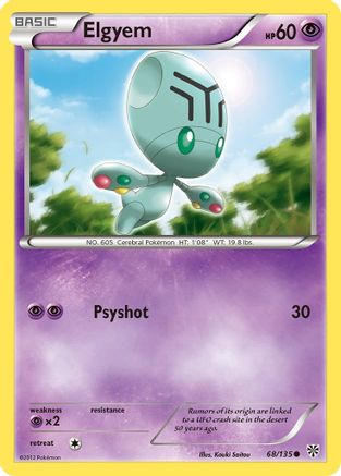Elgyem (68) 68/135 - Plasma Storm Reverse Holofoil