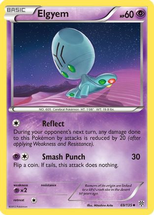 Elgyem 69/135 - Plasma Storm Reverse Holofoil