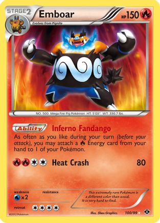 Emboar 100/99 - Next Destinies Holofoil