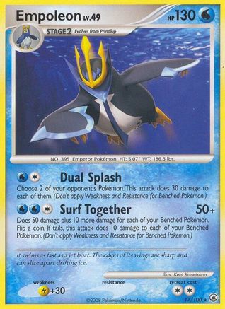 Empoleon 17/100 - Majestic Dawn Reverse Holofoil