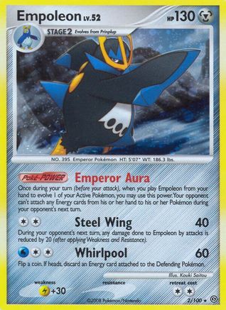 Empoleon 2/100 - Stormfront Reverse Holofoil