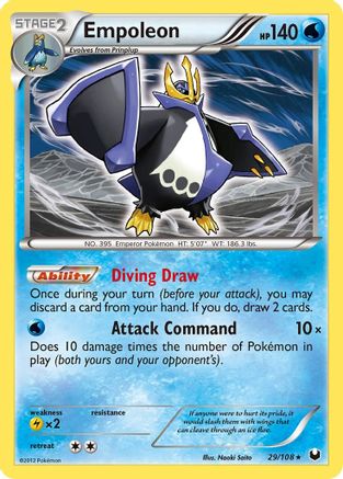 Empoleon 29/108 - Dark Explorers Holofoil