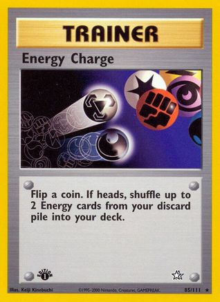 Energy Charge 85/111 - Neo Genesis 1st Edition