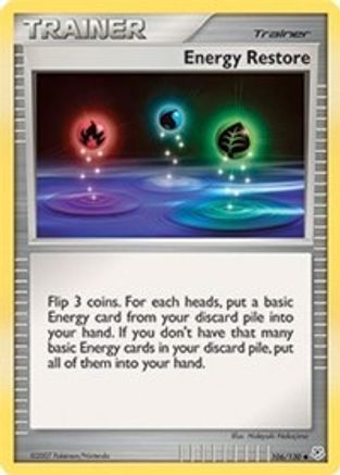 Energy Restore 106/130 - Diamond & Pearl Reverse Holofoil