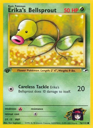 Erika's Bellsprout (76) 76/132 - Gym Heroes Unlimited