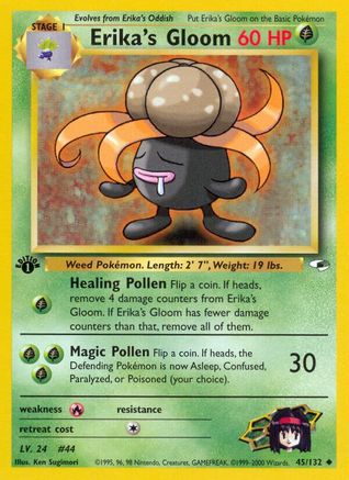 Erika's Gloom (45) 45/132 - Gym Heroes Unlimited
