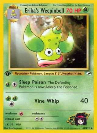 Erika's Weepinbell (49) 49/132 - Gym Heroes Unlimited