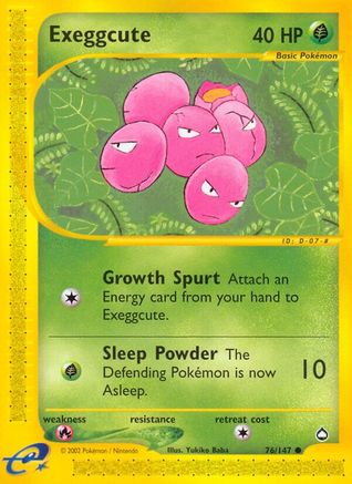 Exeggcute (76) 76/147 - Aquapolis