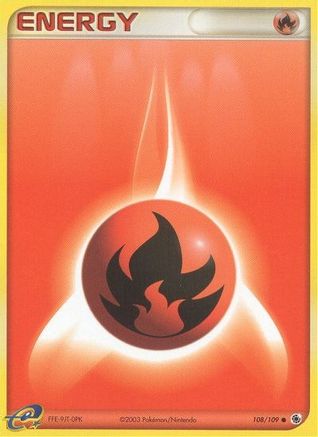 Fire Energy 108/109 - Ruby & Sapphire