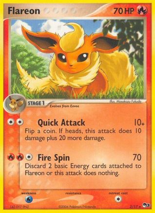 Flareon 2/17 - POP Series 3 Holofoil