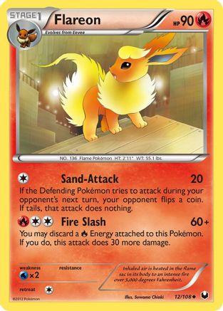 Flareon 12/108 - Dark Explorers