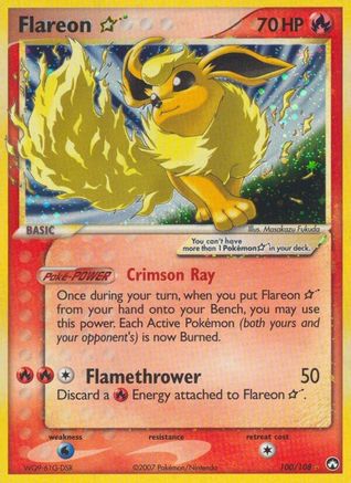 Flareon ★ 100/108 - Power Keepers Holofoil